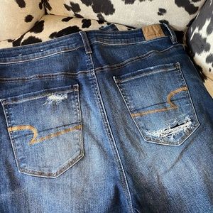 american eagle high waist jeggings